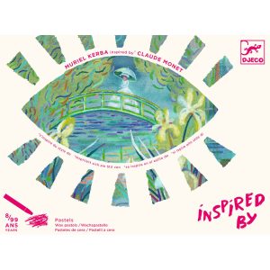 Djeco Inspired by Monet- Ιμπρεσιονισμός-Ζωγραφίζω με κηρομπογιές "Νούφαρα"