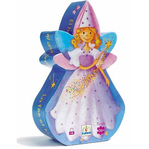 Djeco Παζλ σε σχηματικό κουτί 36 τεμ. 'Νεράιδα'