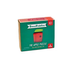 Svoora SvooRiddles ξύλινο τρισδιάστατο παζλ "APPLE"