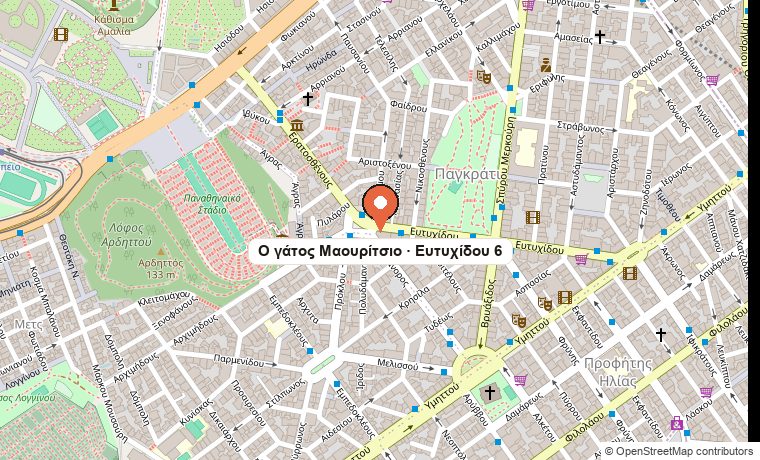 Χάρτης: Ευτυχίδου 6, Παγκράτι